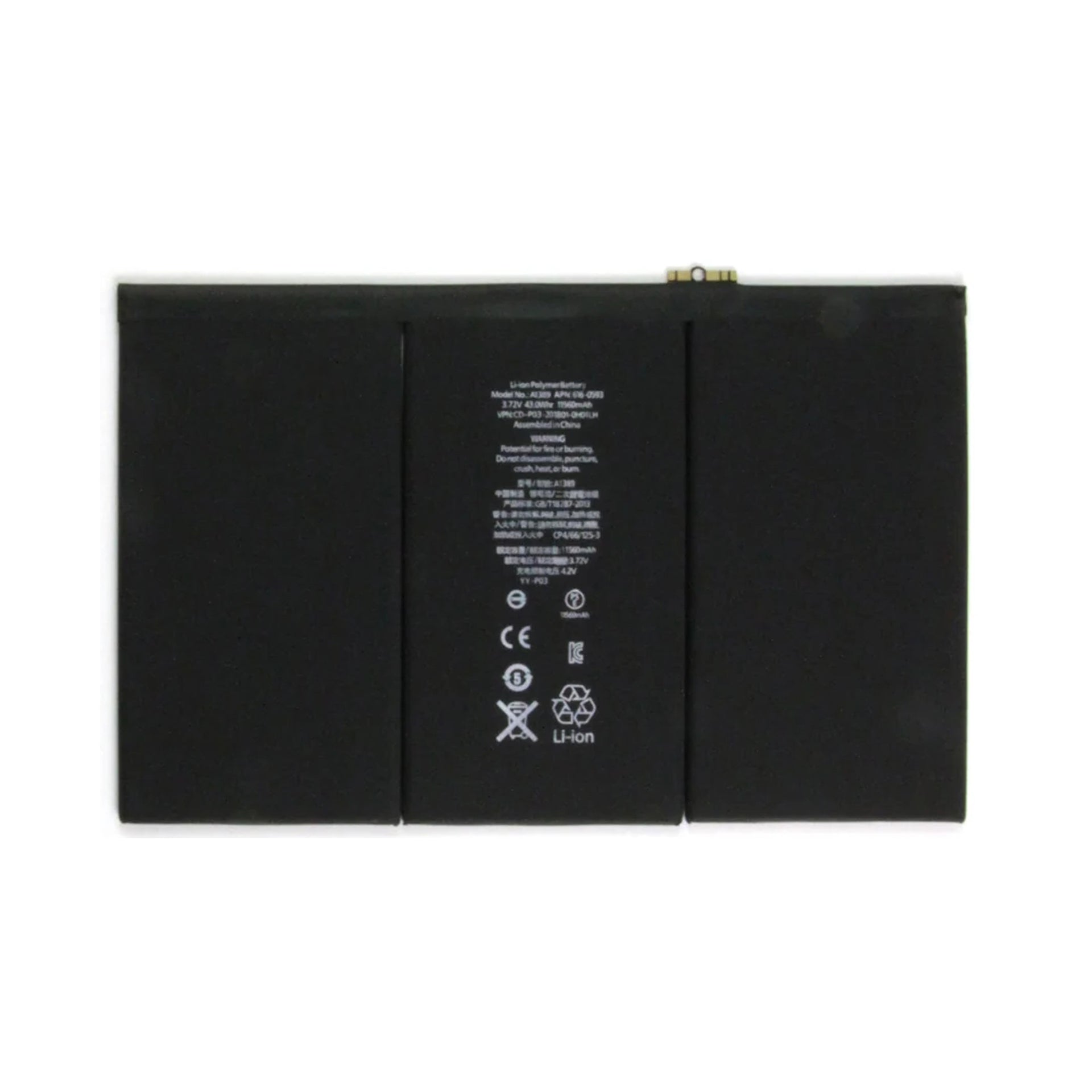 For Apple iPad 3 (2012), iPad 4 (2012) Battery A1389 OEM