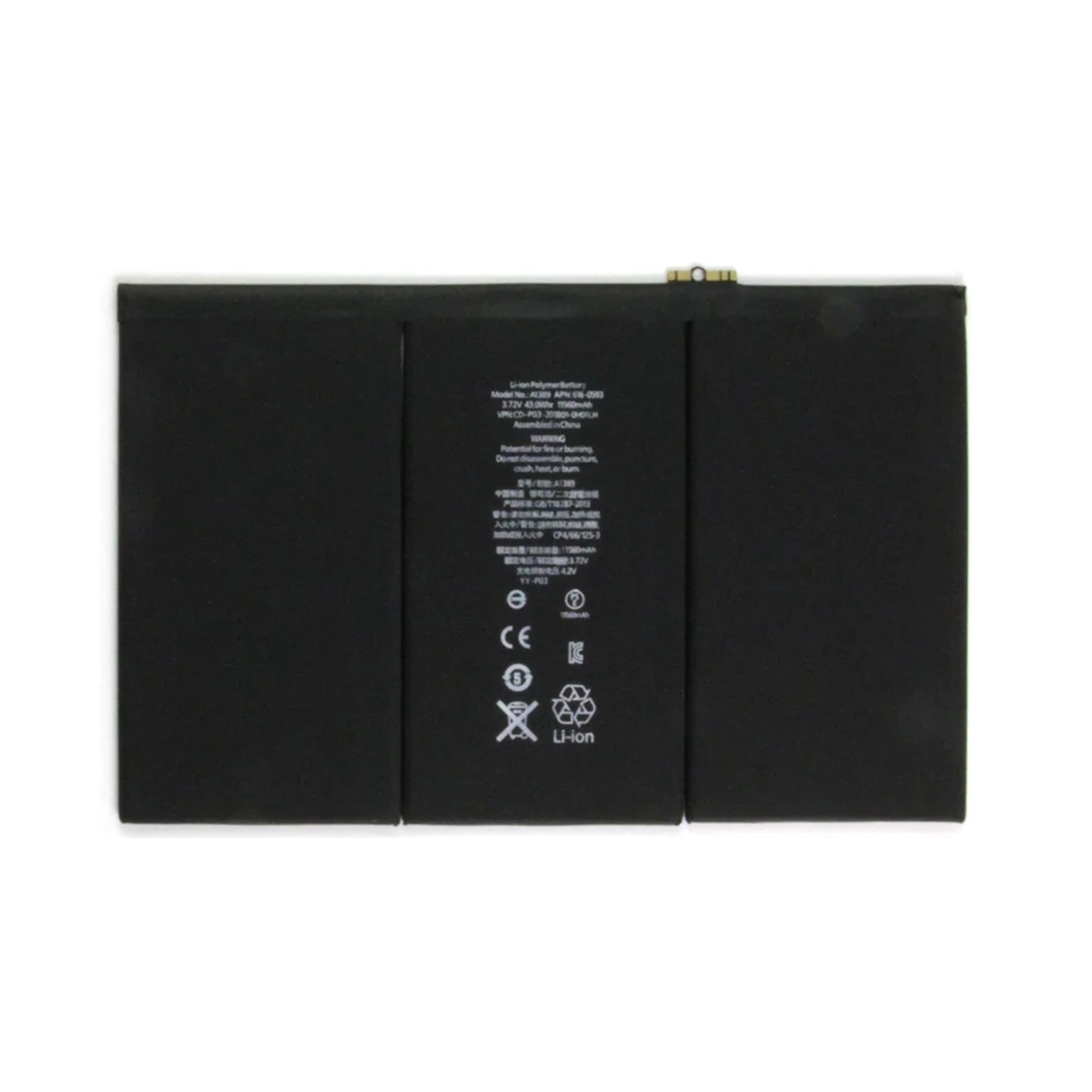 For Apple iPad 3 (2012), iPad 4 (2012) Battery A1389 OEM