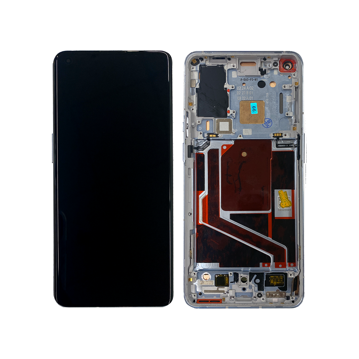 OnePlus 9 Pro Display And Digitizer With Frame Morning Mist OEM