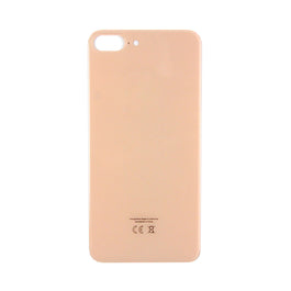 For Apple iPhone 8 Plus Back Glass, Enlarged Camera Frame Rose Gold Compatible