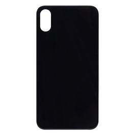 For Apple iPhone XS Back Glass, Enlarged Camera Frame Black Compatible
