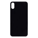 For Apple iPhone XS Back Glass, Enlarged Camera Frame Black Compatible