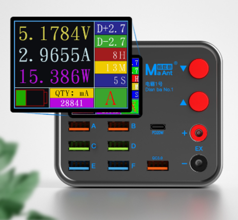 Multifunctional 8-Port Charging Station