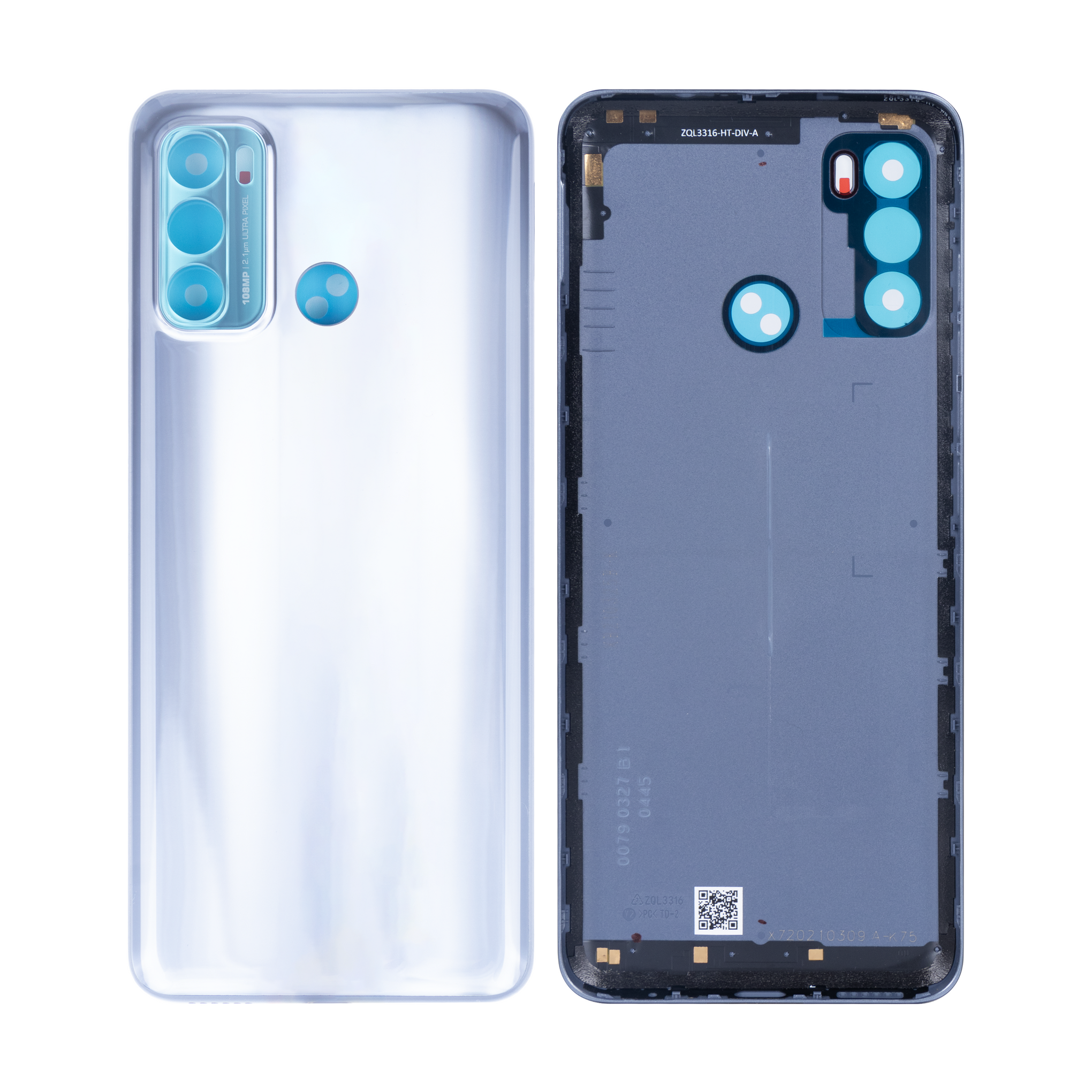 Motorola Moto G60 Back Cover With Lens Dynamic Gray OEM