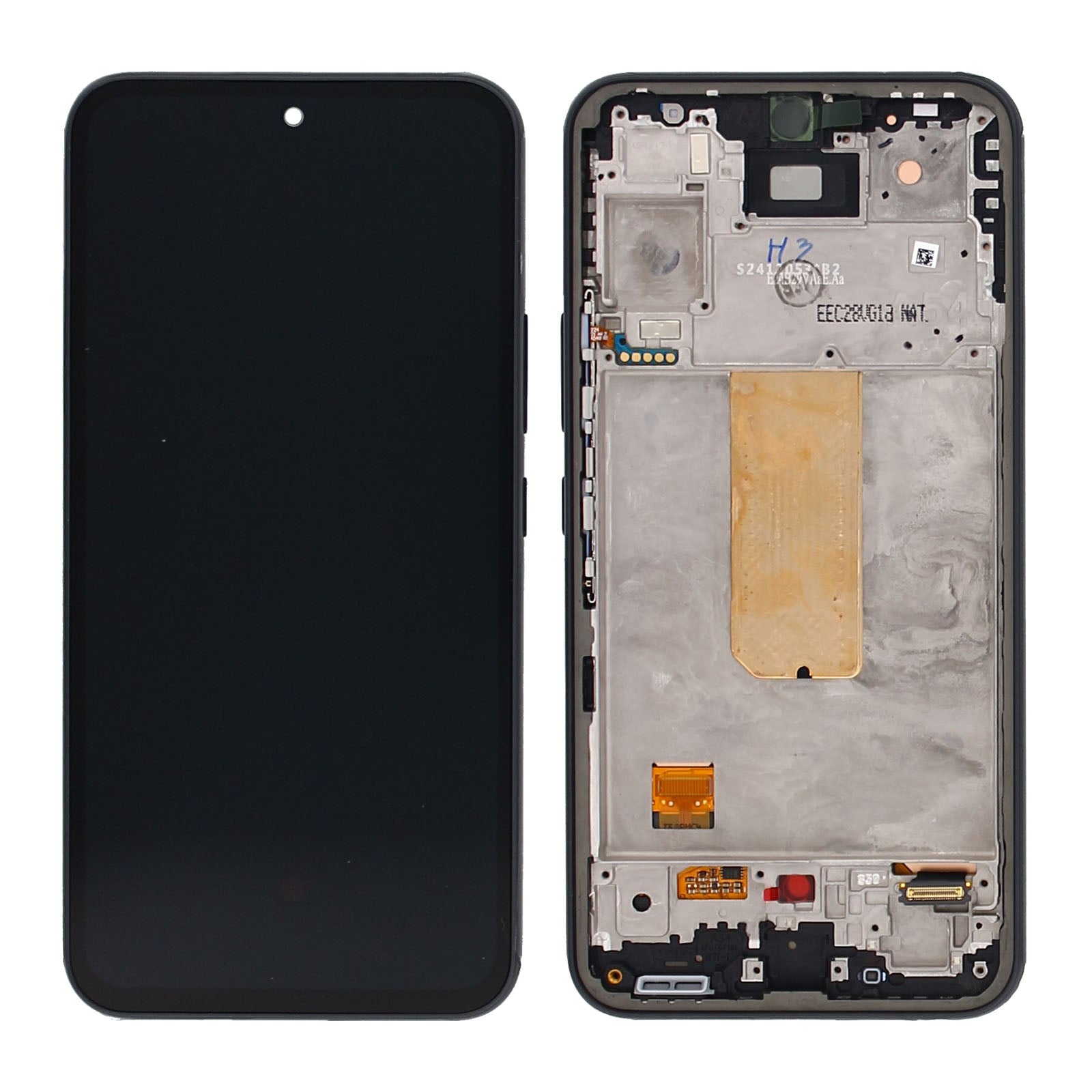 Samsung Galaxy A54 5G A546B Display And Digitizer With Frame Black Service Pack