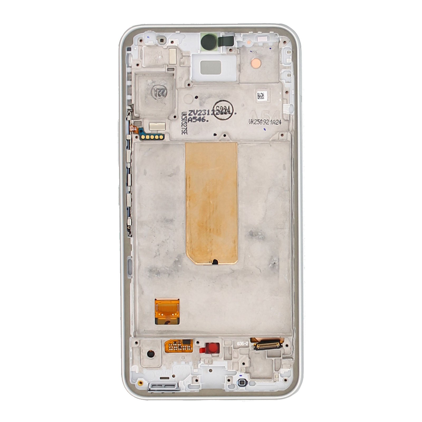 Samsung Galaxy A54 5G A546B Display And Digitizer With Frame White Service Pack