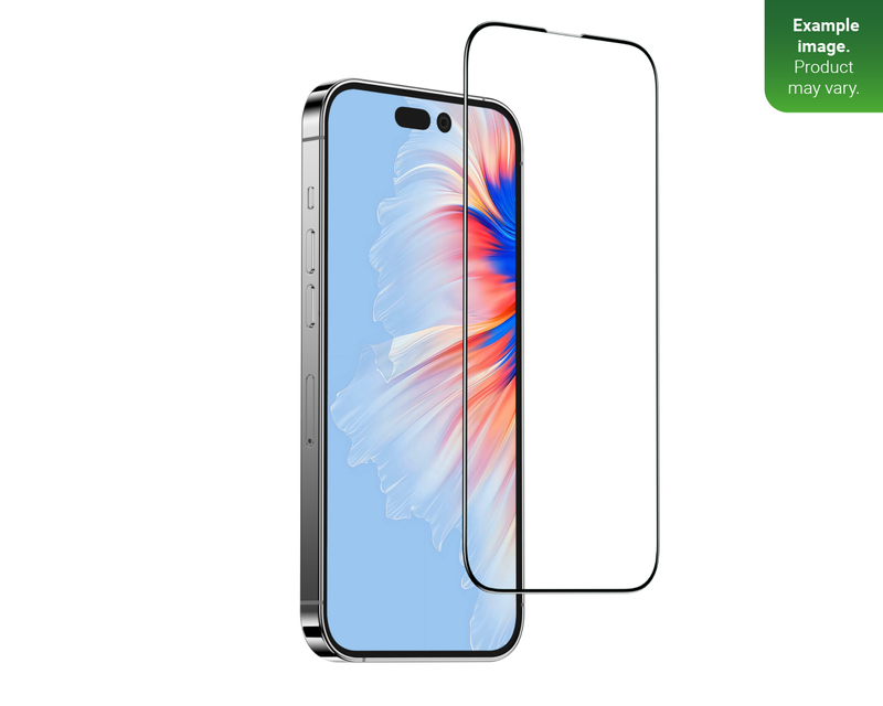 Rixus For iPhone 14, 13, 13 Pro Glass Curved Edge