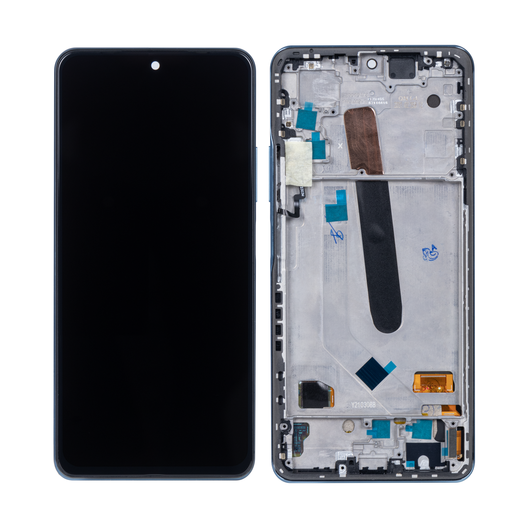 Xiaomi Poco F3 Display And Digitizer With Frame Deep Ocean Blue OEM
