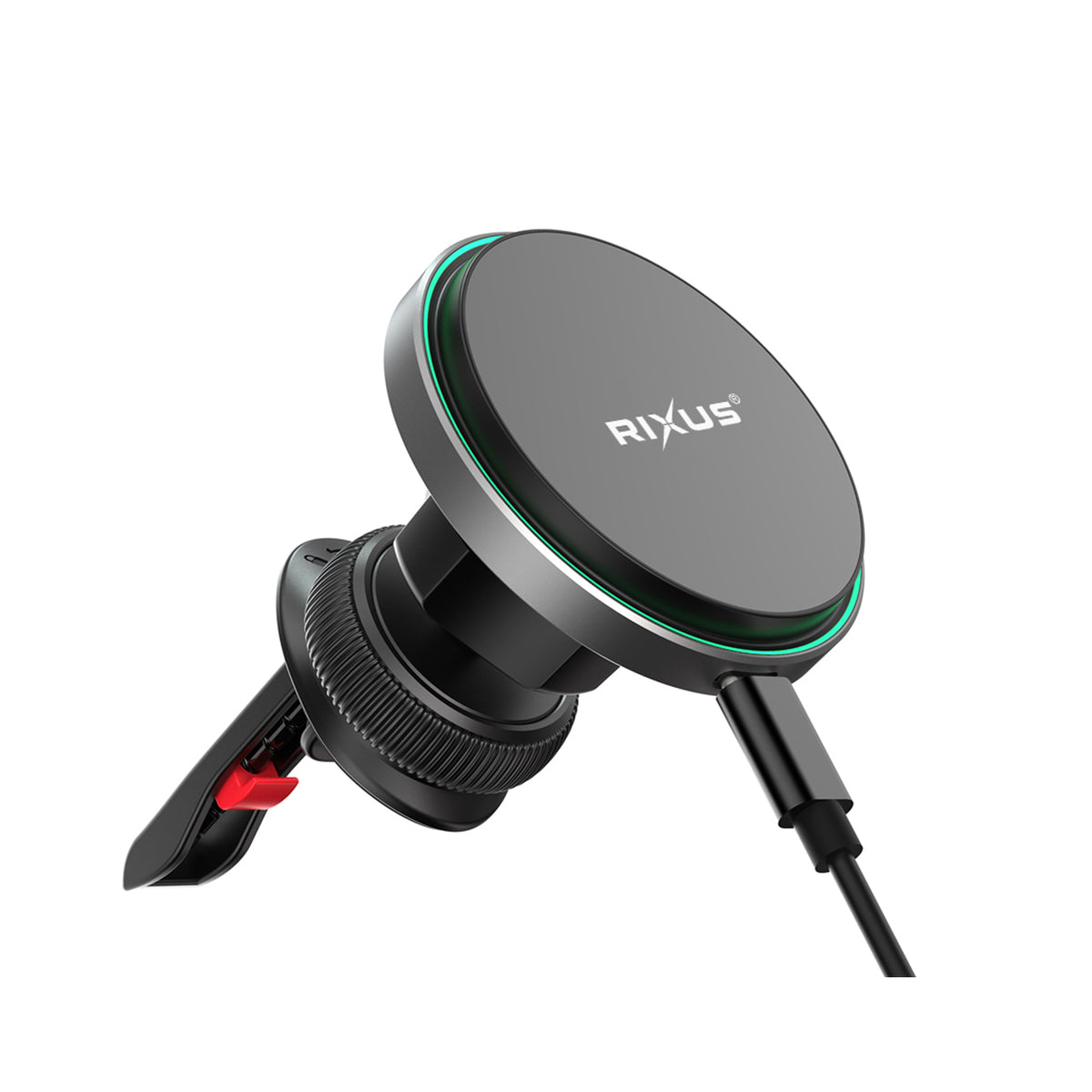 Rixus RXWC12 MagSafe Compatible Charging Air Vent Mount Black