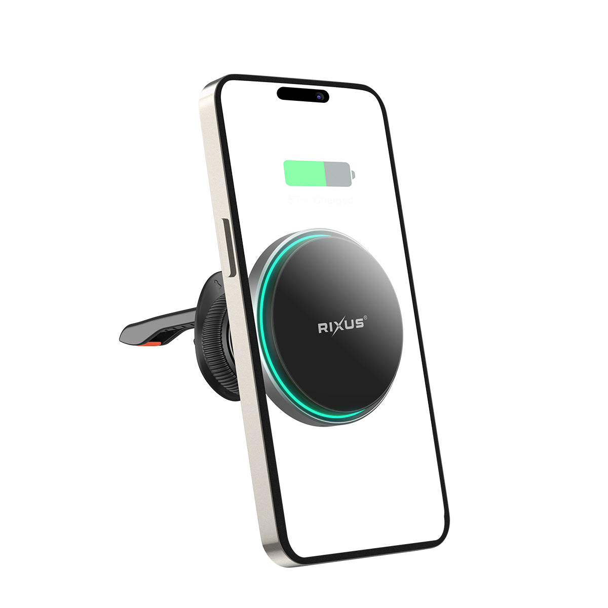 Rixus RXWC12 MagSafe Compatible Charging Air Vent Mount Black