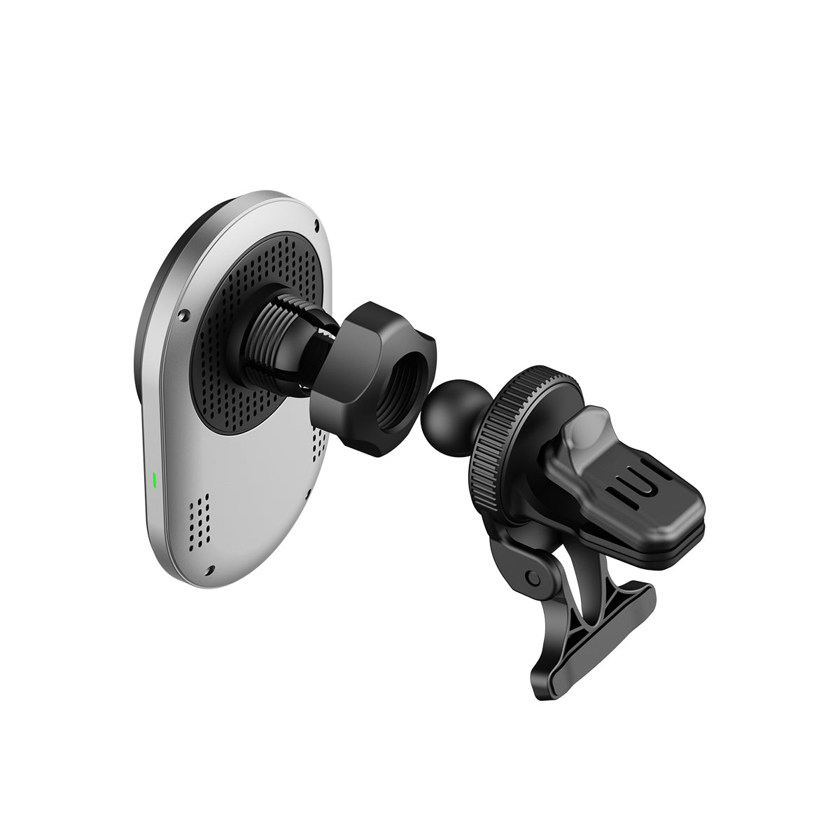 Rixus RXWC13 Wireless Car Charger MagSafe Compatible 15W Space Gray