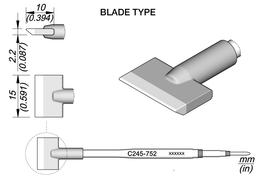 JBC C245752 Cartridge Blade 15.0