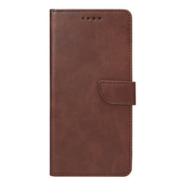 Rixus Bookcase For Samsung Galaxy A14 5G Brown