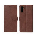 Rixus Bookcase For Samsung Galaxy A14 5G Brown