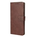 Rixus Bookcase For Samsung Galaxy A14 5G Brown