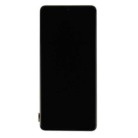 Samsung Galaxy M52 5G M526B Display And Digitizer With Frame Black Service Pack