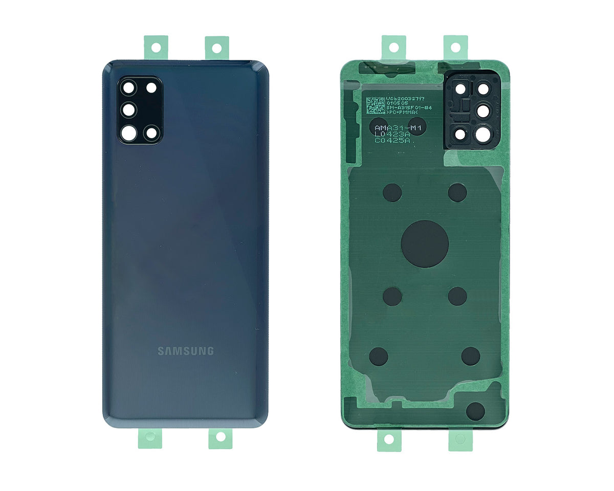 Samsung Galaxy A31 A315F Back Cover With Lens Prism Crush Black OEM