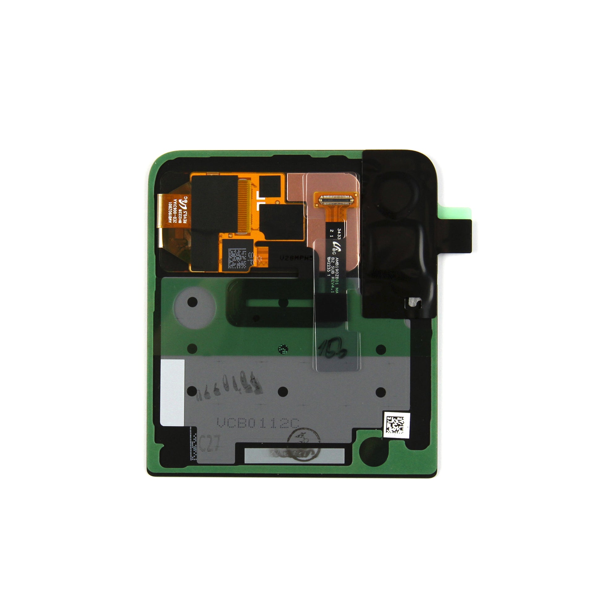 Samsung Galaxy Z Flip3 5G F711B Sub Display And Digitizer Phantom Black Service Pack