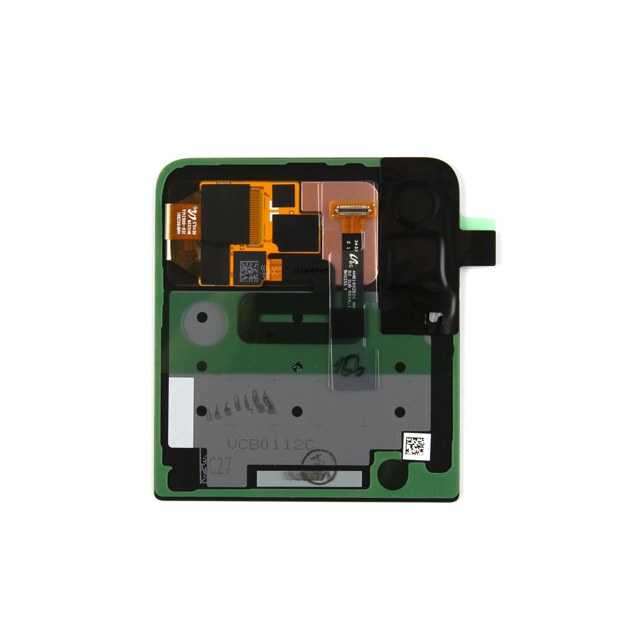Samsung Galaxy Z Flip3 5G F711B Sub Display And Digitizer Phantom Black Service Pack