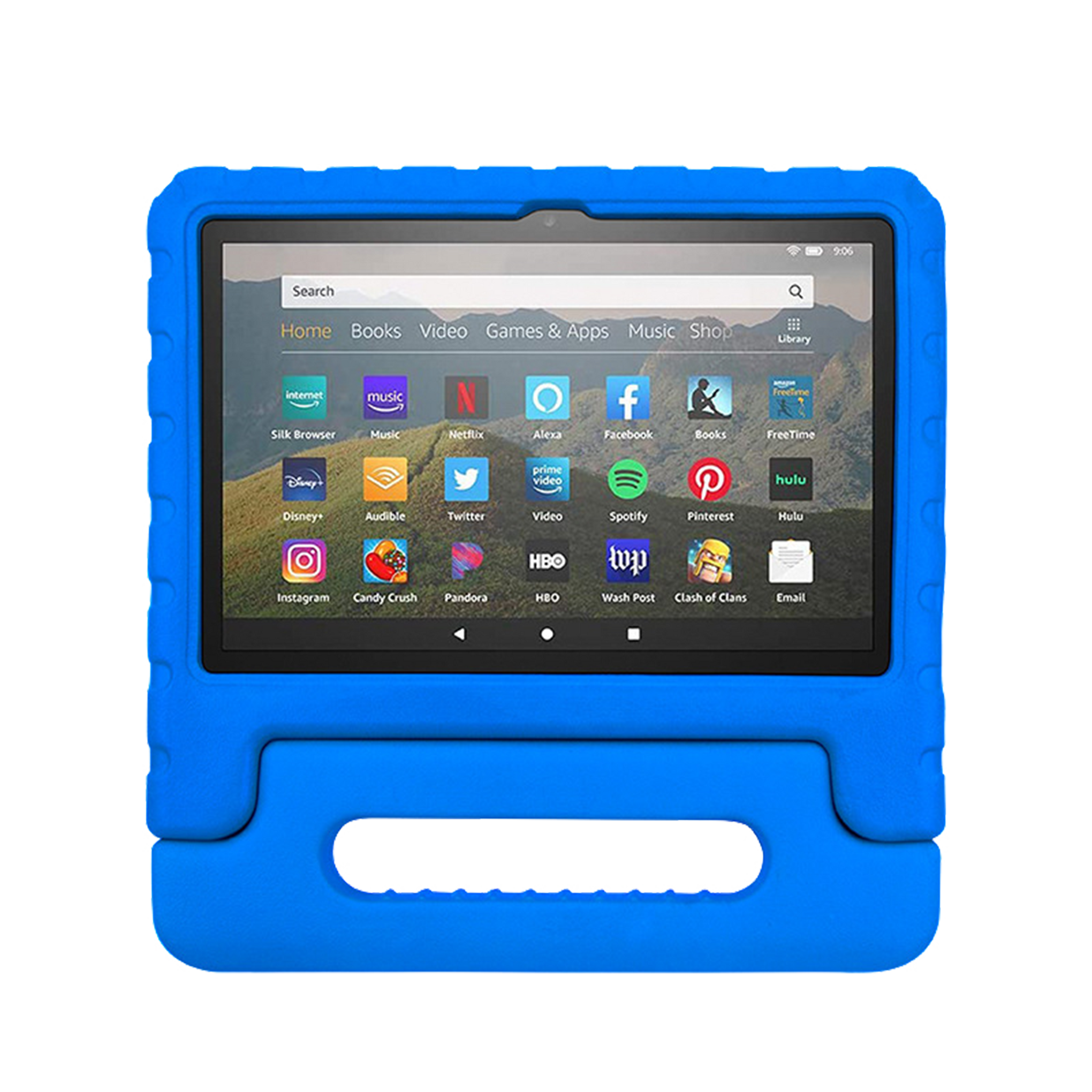 Rixus RXTC06 Tablet Kids Case For Apple iPad 10.2 inch (2021, 2019), iPad Air 3 10.5 inch (2019), iPad Pro 10.5 inch (2018) Blue