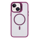 Rixus Classic 03 Case With MagSafe Compatible For Apple iPhone 14 Plus Dark Pink