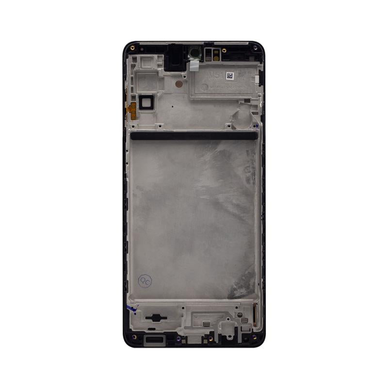 Samsung Galaxy M51 M515F Display And Digitizer With Frame Black OEM