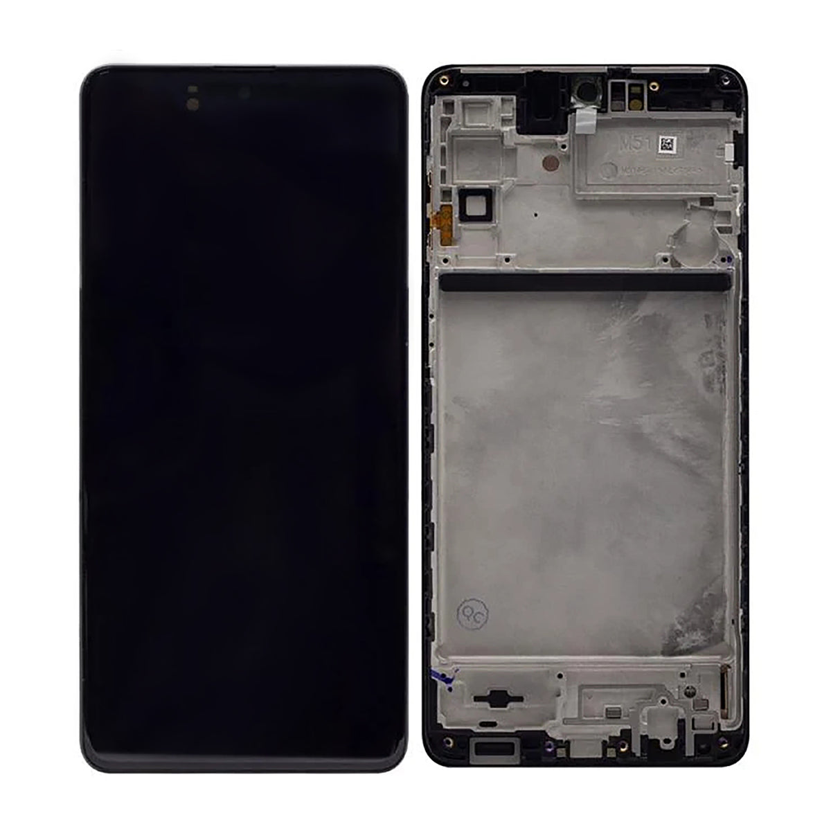 Samsung Galaxy M51 M515F Display And Digitizer With Frame Black OEM