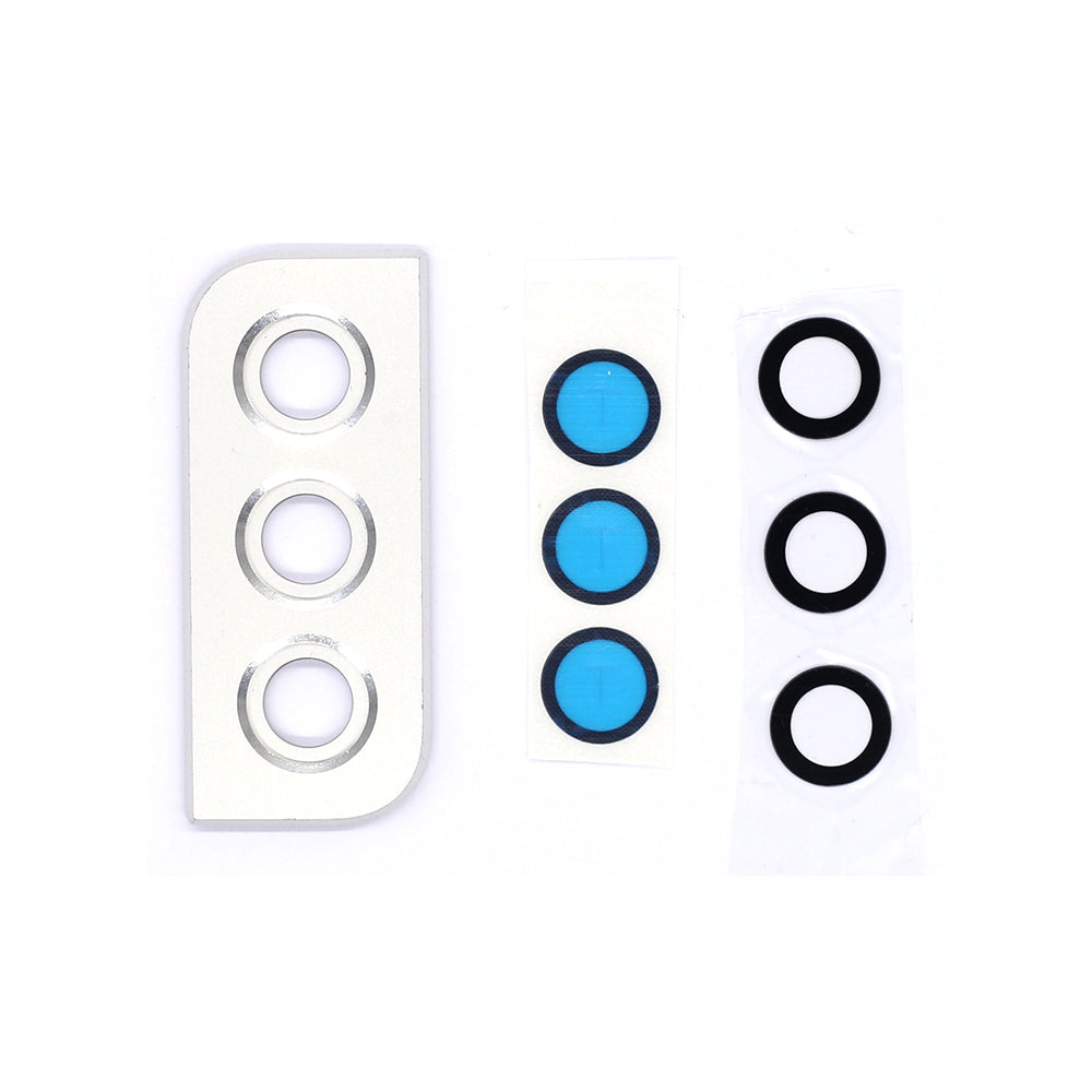 Samsung Galaxy S22 S901B Camera Lens Cover With Frame Phantom White Original