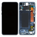 Samsung Galaxy S10e G970F Display And Digitizer With Frame Prism Black Service Pack