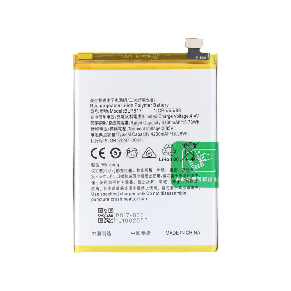 Oppo A15, A15S Battery BLP817 Original