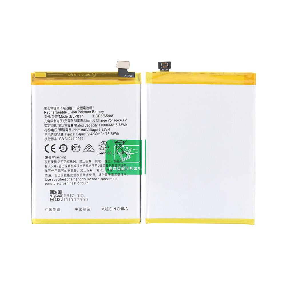 Oppo A15, A15S Battery BLP817 Original