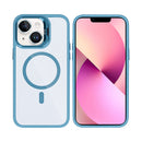 Rixus Classic 03 Case With MagSafe Compatible For Apple iPhone 13 Light Blue
