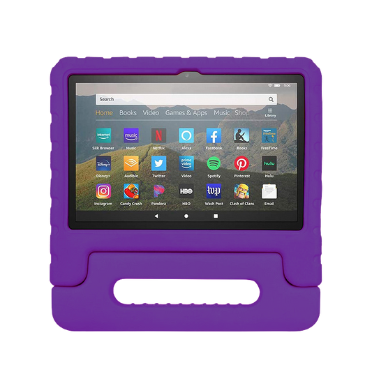 Rixus RXTC06 Tablet Kids Case For Apple iPad Air 3 10.5 inch (2019), 10.2 inch (2021, 2019), Pro 10.5 inch (2018) Purple