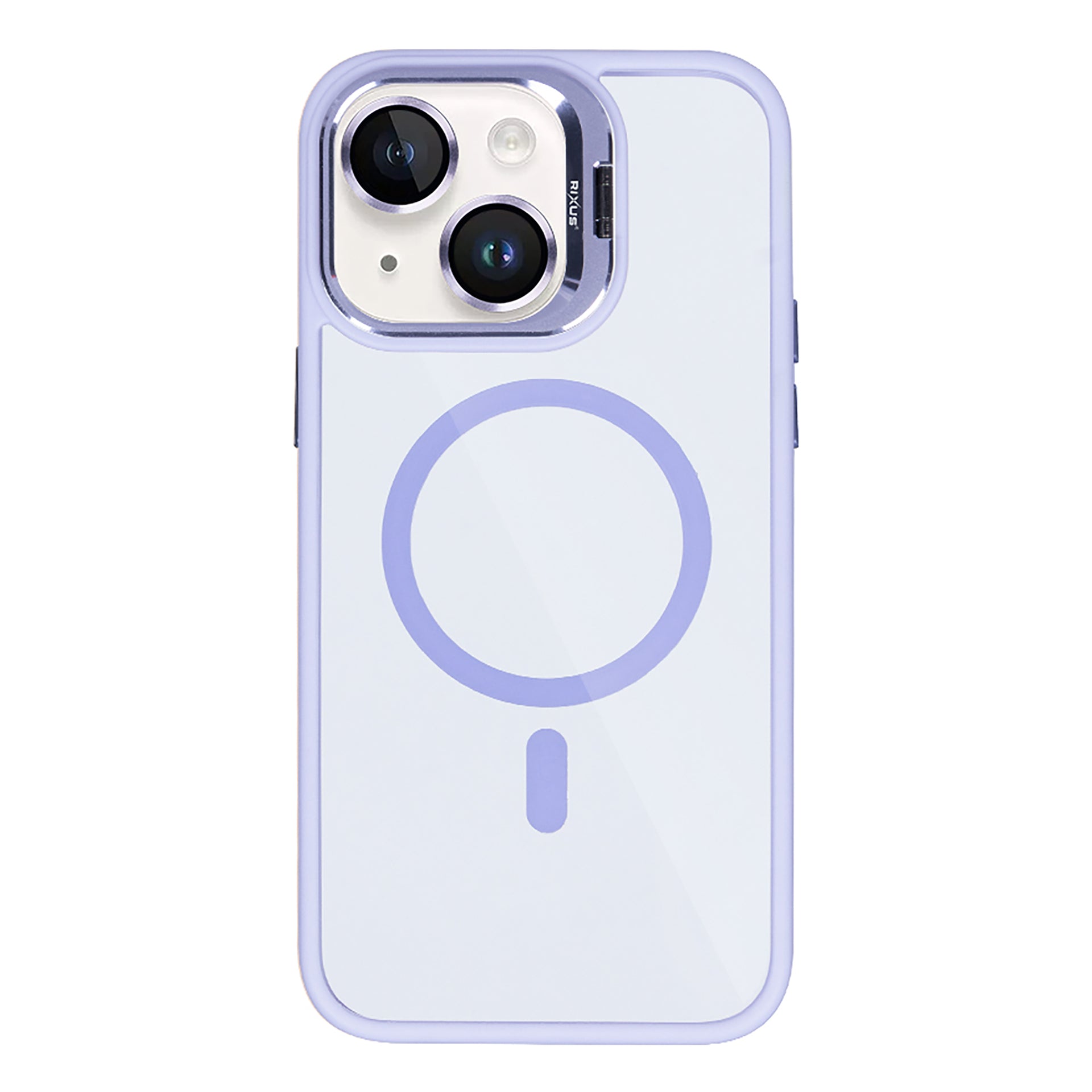 Rixus Classic 03 Case With MagSafe Compatible For Apple iPhone 13 Light Purple