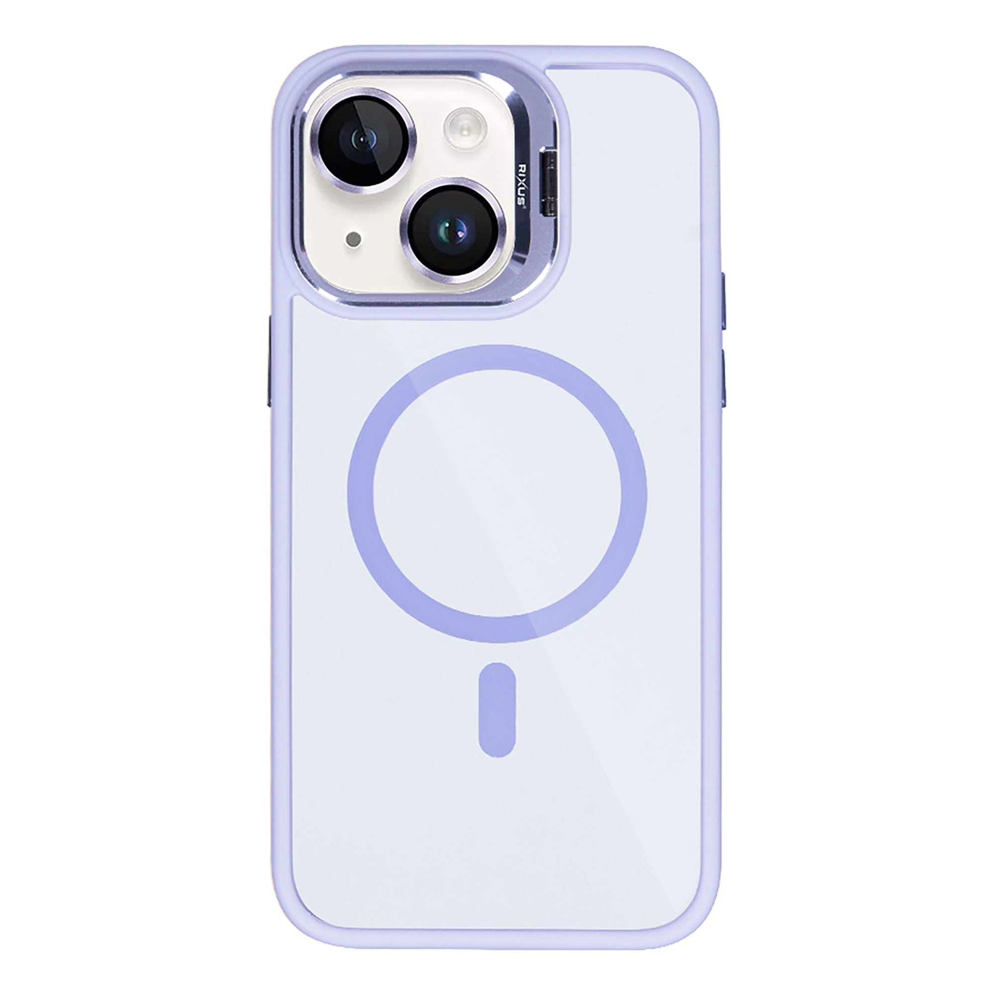 Rixus Classic 03 Case With MagSafe Compatible For Apple iPhone 13 Light Purple