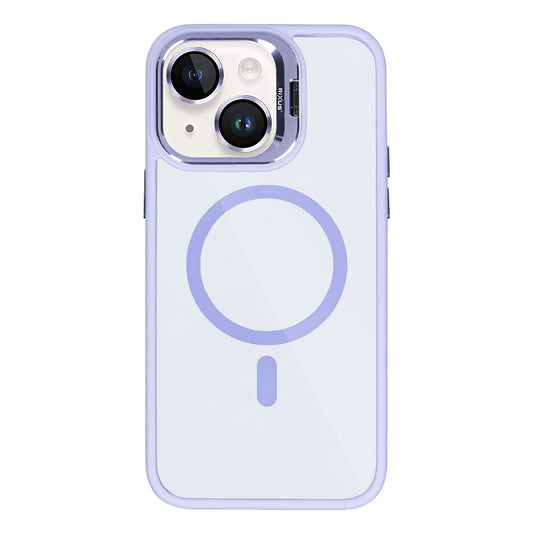 Rixus Classic 03 Case With MagSafe Compatible For Apple iPhone 13 Light Purple