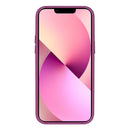 Rixus Classic 03 Case With MagSafe Compatible For Apple iPhone 13 Dark Pink