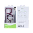 Rixus Classic 03 Case With MagSafe Compatible For Apple iPhone 13 Dark Pink