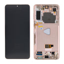 Samsung Galaxy S21 Plus 5G G996B Display And Digitizer With Frame Phantom Violet Service Pack