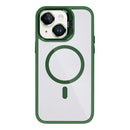 Rixus Classic 03 Case With MagSafe Compatible For Apple iPhone 13 Dark Green