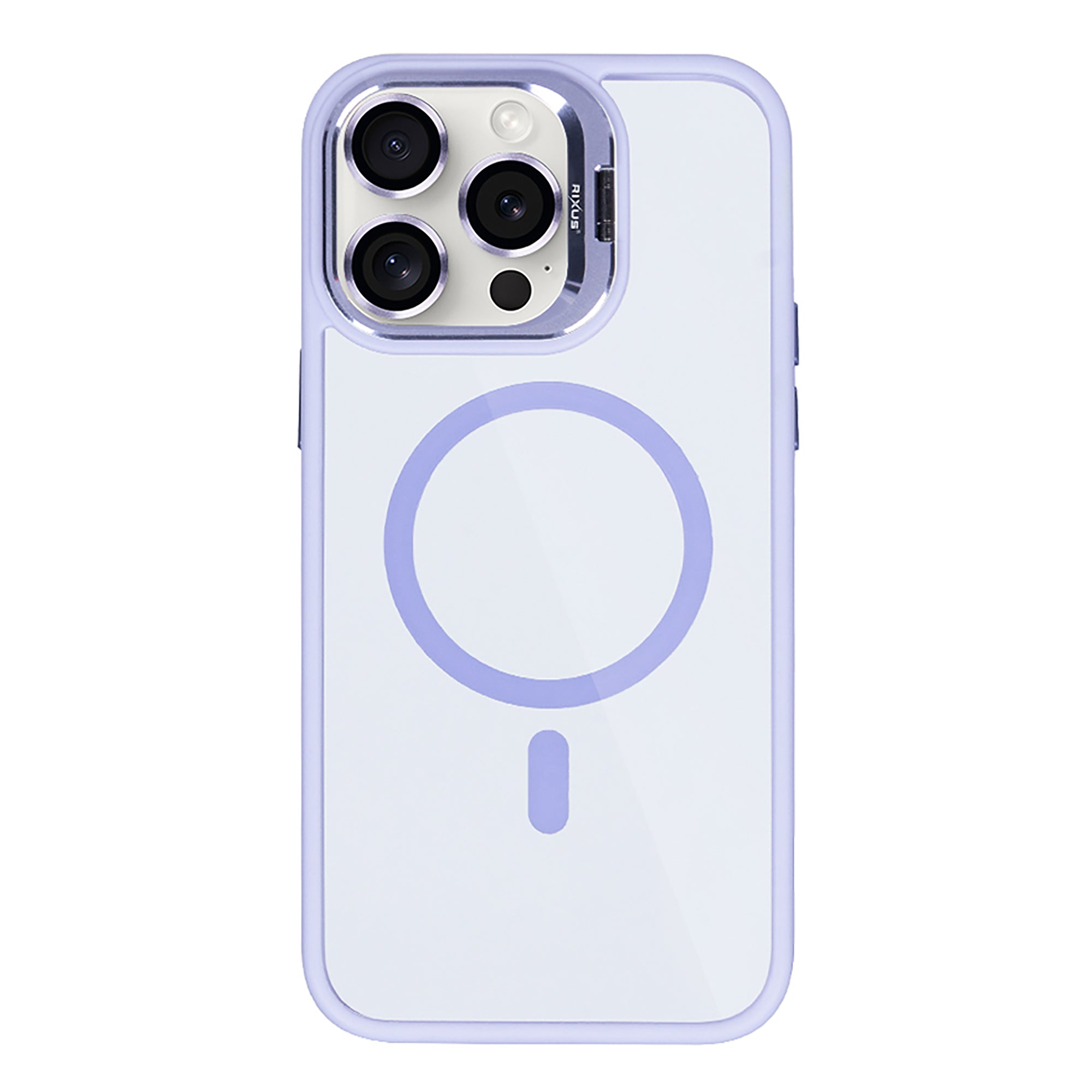Rixus Classic 03 Case With MagSafe Compatible For Apple iPhone 13 Pro Light Purple