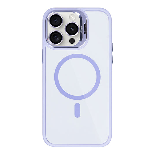 Rixus Classic 03 Case With MagSafe Compatible For Apple iPhone 13 Pro Light Purple