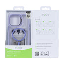 Rixus Classic 03 Case With MagSafe Compatible For Apple iPhone 13 Pro Light Purple
