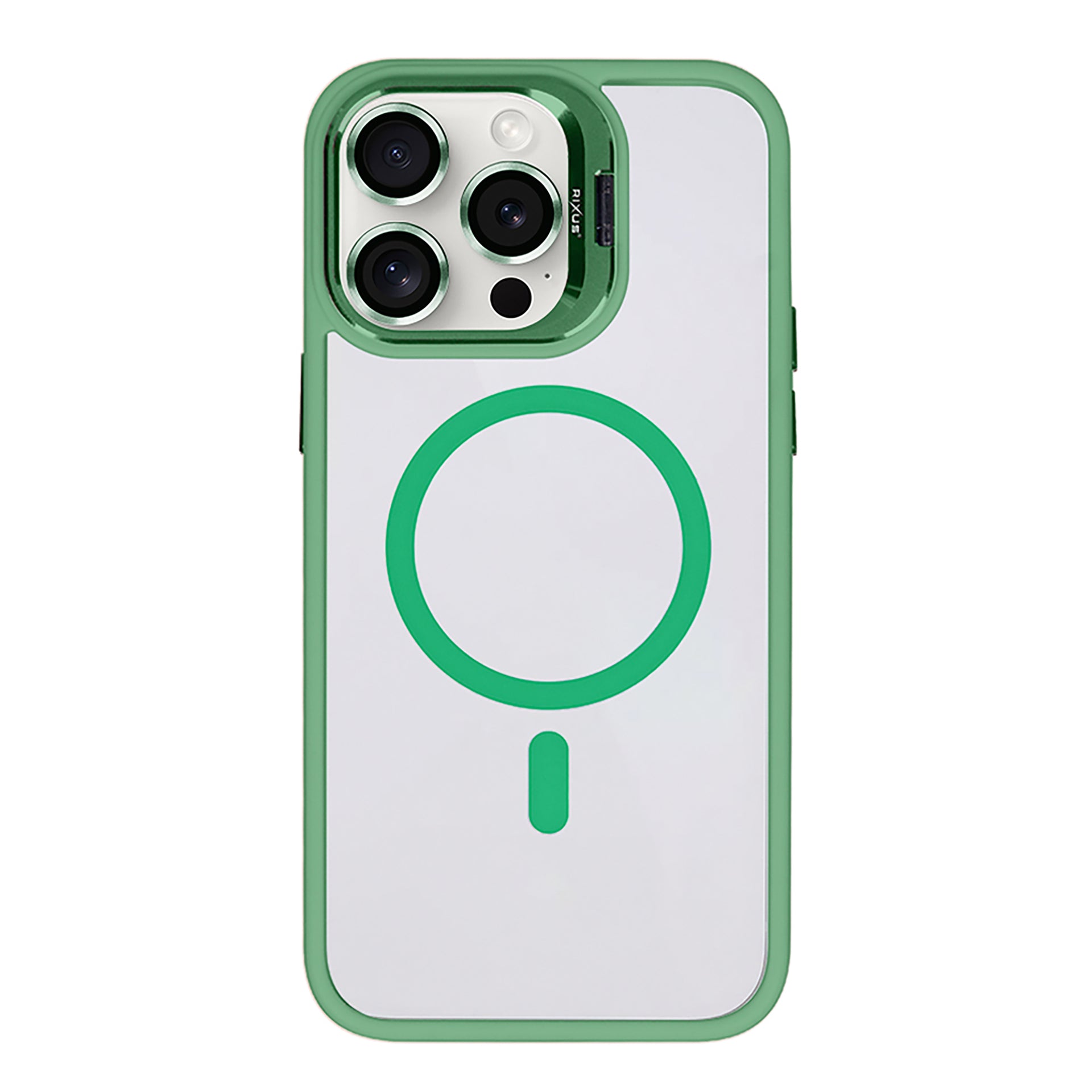 Rixus Classic 03 Case With MagSafe Compatible For Apple iPhone 13 Pro Light Green