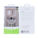 Rixus Classic 03 Case With MagSafe Compatible For Apple iPhone 13 Pro Light Pink