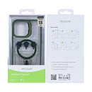 Rixus Classic 03 Case With MagSafe Compatible For Apple iPhone 13 Pro Dark Green