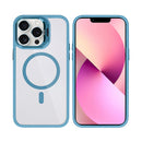 Rixus Classic 03 Case With MagSafe Compatible For Apple iPhone 13 Pro Max Light Blue