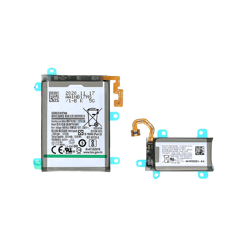 Samsung Galaxy Z Flip 5G F707B Main And Sub Battery Set EB-BF707ABY OEM