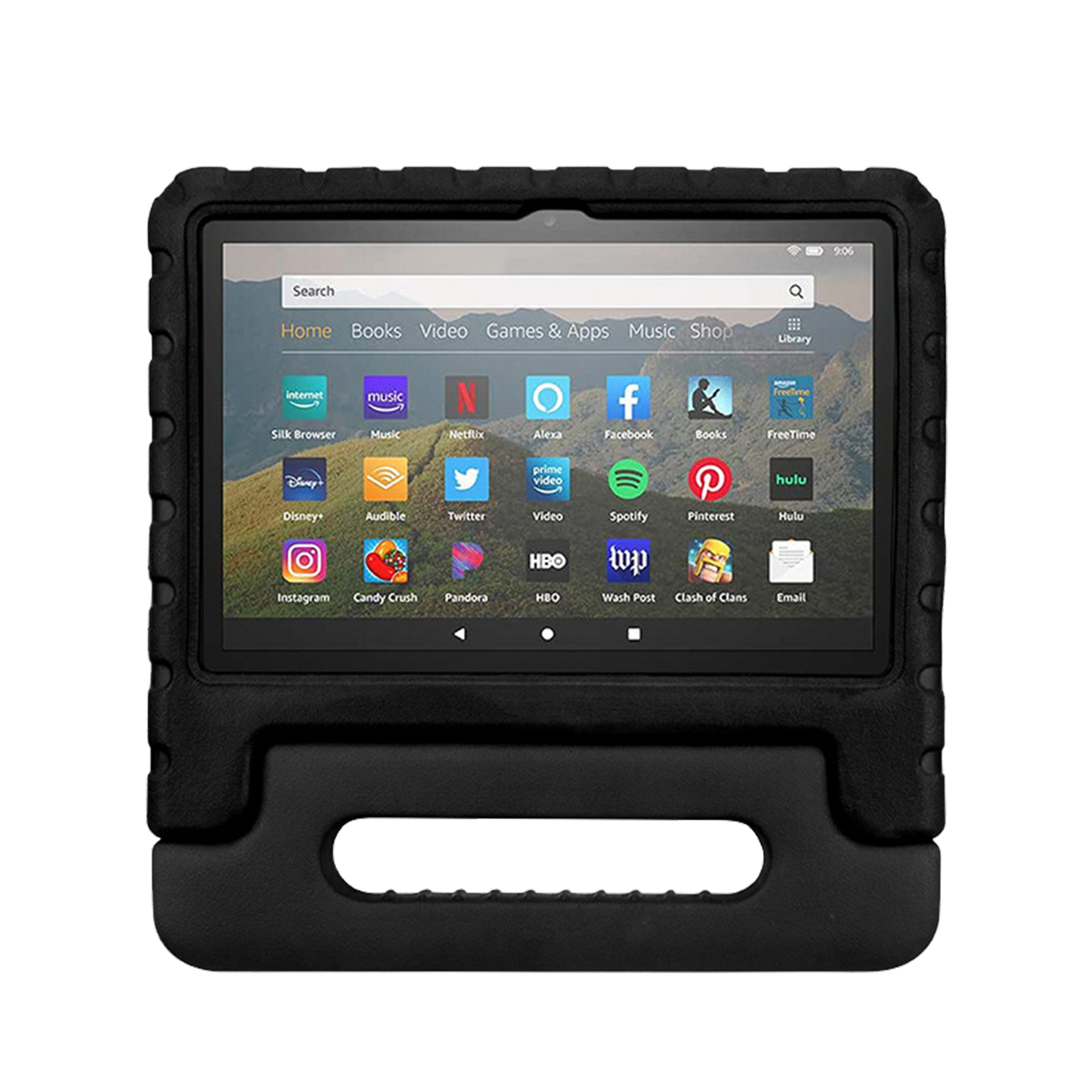 Rixus RXTC06 Tablet Kids Case For Apple iPad Mini 6 8.3 inch Black