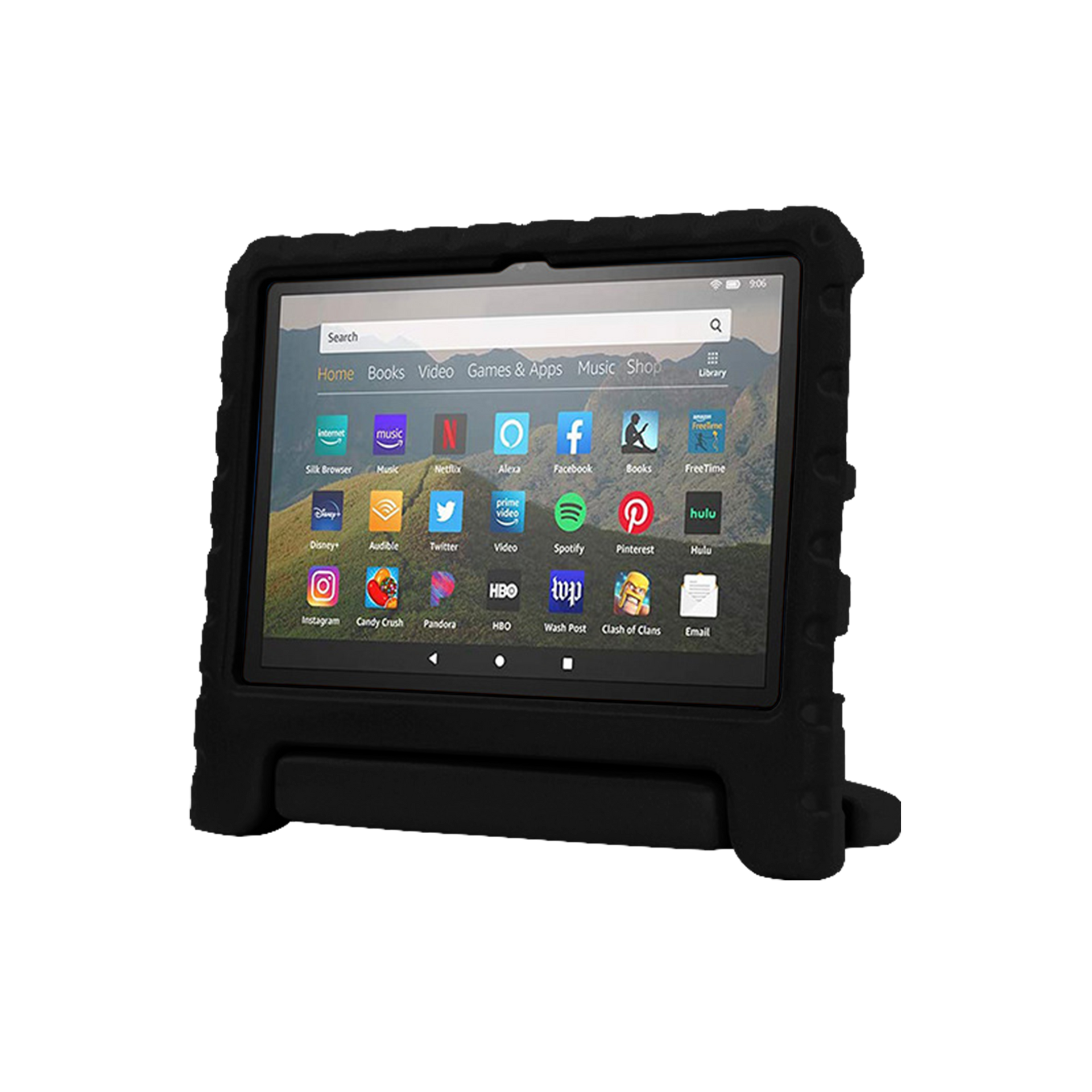Rixus RXTC06 Tablet Kids Case For Apple iPad Mini 6 8.3 inch Black